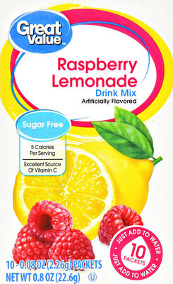 Raspberry Lemonade Flavored Drink Mix, Raspberry Lemonade