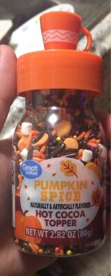 Pumpkin Spice Flavored Hot Cocoa Topper, Pumpkin Spice