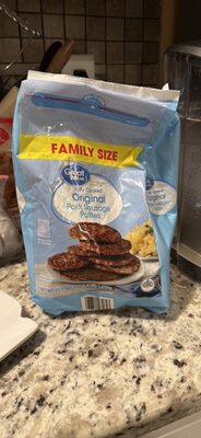 Original Fully Cooked Pork Sausage Patties, Original