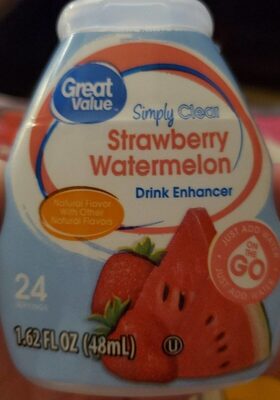 Strawberry Watermelon Simply Clear Drink Enhancer, Strawberry Watermelon