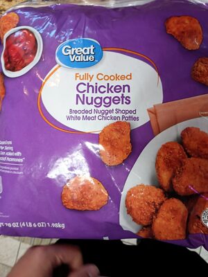 Chicken Nuggets Fully Cooked Breaded Nugget Shaped Chicken Breast With Rib Meat Patties, Chicken Nuggets