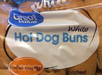 White Enriched Hot Dog Buns, White
