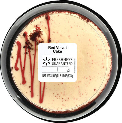 Red Velvet Cake Two Layers Of Red Velvet Cake With Cream Cheese Icing