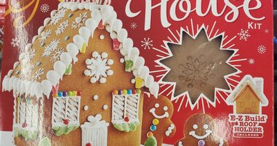 Gingerbread House Kit - Cookies, Assorted Candies & Easy-To-Use Icing, Gingerbread