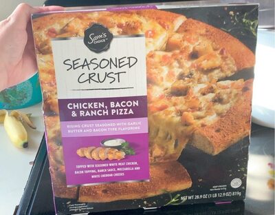 Seasoned Crust Chicken, Bacon & Ranch Pizza