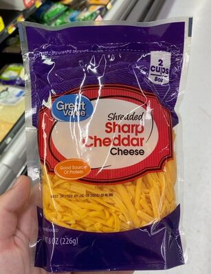 Sharp Cheddar Shredded Cheese, Sharp Cheddar