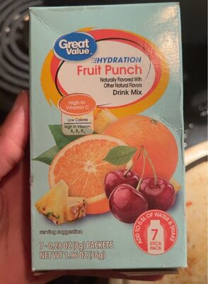 Fruit Punch Hydration Drink Mix, Fruit Punch