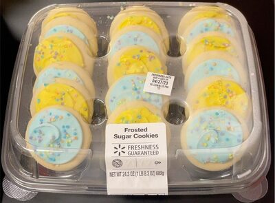 Frosted Sugar Cookies, Frosted Sugar