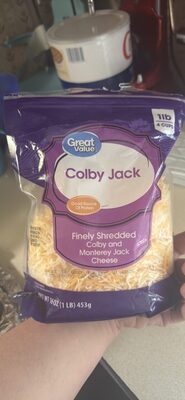 Colby Jack Finely Shredded Colby And Monterey Jack Cheese, Colby Jack