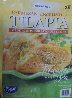 Parmesan Encrusted Tilapia, Parmesan Encrusted