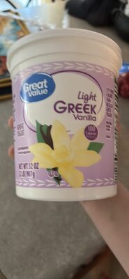 Vanilla Light Greek Nonfat Yogurt, Vanilla