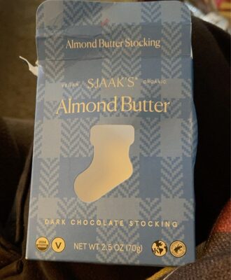 Almond Butter Stocking Organic Chocolates, Almond Butter