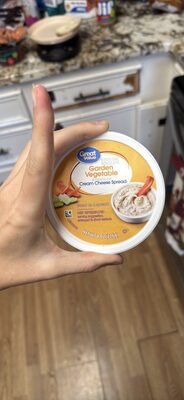 Garden Vegetable Cream Cheese Spread, Garden Vegetable
