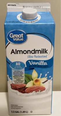 Vanilla Almondmilk, Vanilla