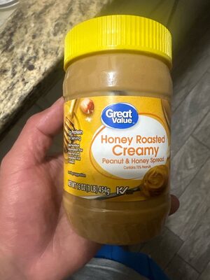 Honey Roasted Creamy Peanut & Honey Spread, Honey Roasted Creamy
