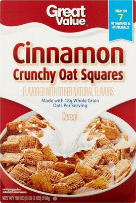 Cinnamon Oat Crunch Sweetened Multigrain Cereal With Cinnamon, Cinnamon Oat Crunch