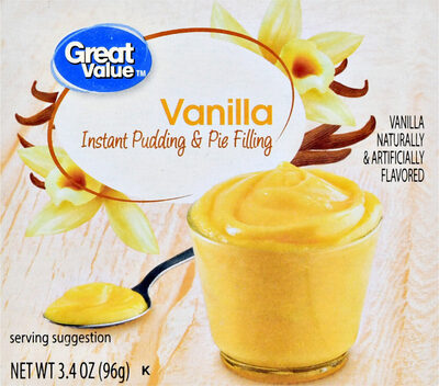 Vanilla Flavored Instant Pudding & Pie Filling, Vanilla
