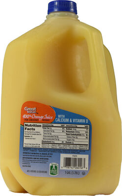 Orange Juice With Added Calcium & Vitamin D, Orange