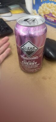 Black Cherry Flavored Sparkling Water Beverage, Black Cherry
