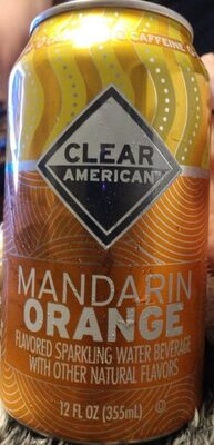 Mandarin Orange Flavored Sparkling Water Beverage, Mandarin Orange