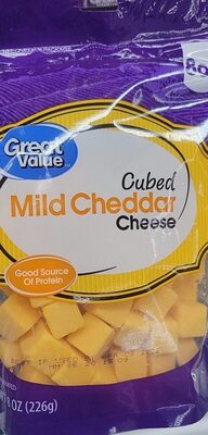 Mild Cheddar Cubed Cheese, Mild Cheddar