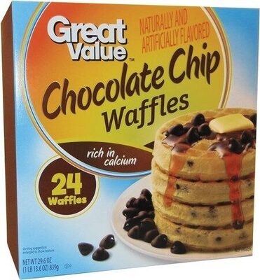 Chocolate Chip Waffles, Chocolate Chip