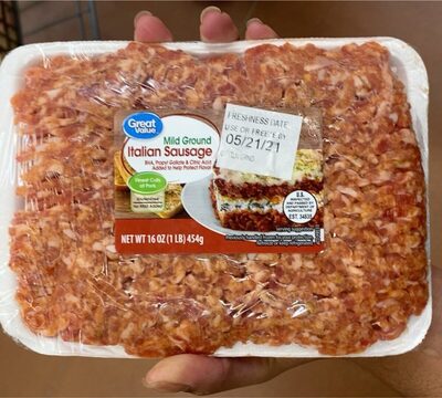 Mild Italian Ground Sausage, Mild Italian