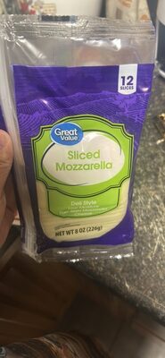 Mozzarella Low-Moisture Part-Skim Deli Style Sliced Cheese, Mozzarella