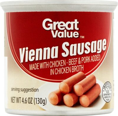 Vienna Sausage In Chicken Broth, Vienna In Chicken Broth