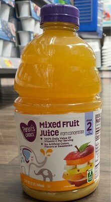 Mixed Fruit Juice From Concentrate, Mixed Fruit