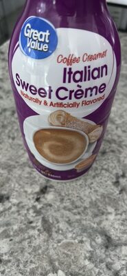 Italian Sweet Creme Flavored Coffee Creamer, Italian Sweet Creme