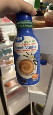 French Vanilla Flavored Sugar Free Coffee Creamer, French Vanilla