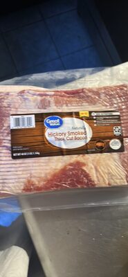 Hickory Smoked Bacon, Hickory Smoked