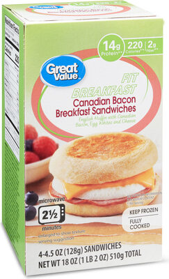 Canadian Bacon Muffin Sandwich, Canadian Bacon