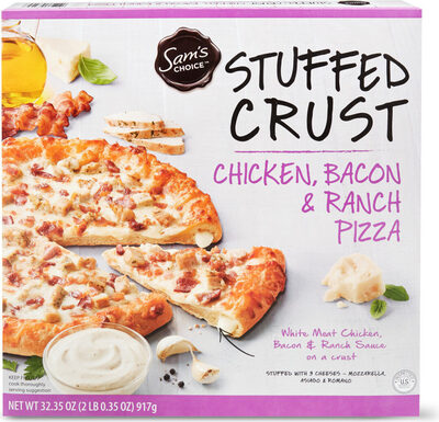 Chicken, Bacon & Ranch Stuffed Crust Pizza, Chicken, Bacon & Ranch