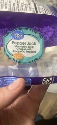 Pepper Jack Monterey Jack Cheese With Jalapeno Peppers, Pepper Jack