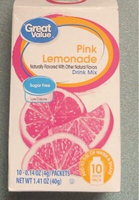 Pink Lemonade Flavor Drink Mix, Pink Lemonade
