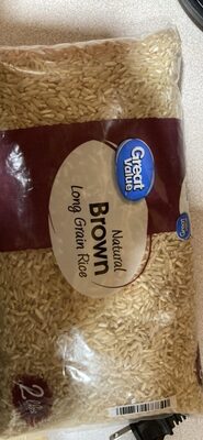 Brown Natural Long Grain Rice, Brown