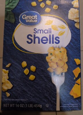 Enriched Macaroni Product, Small Shells