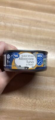 Solid White Albacore Premium Wild Caught Tuna In Water, Solid White Albacore