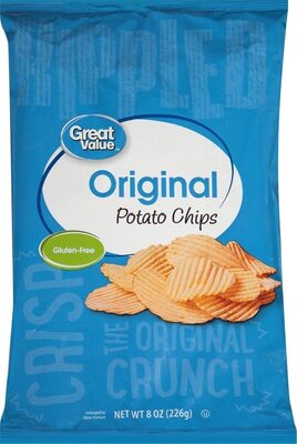 Original Rippled Potato Chips, Original