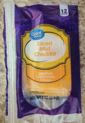 Mild Cheddar Deli Style Sliced Cheese, Mild Cheddar