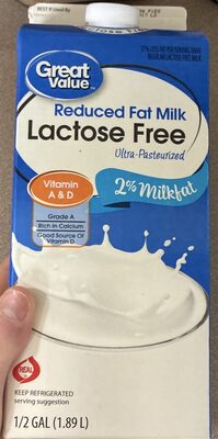 Lactose Free 2% Reduced Fat Milk