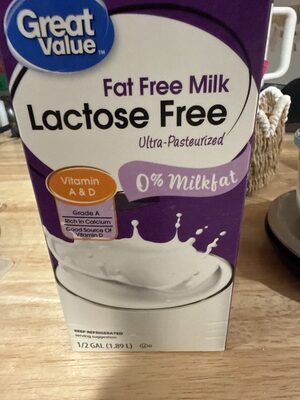 Lactose Free Fat Free Milk