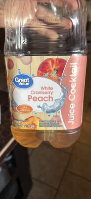 White Cranberry Peach Juice Cocktail, White Cranberry Peach