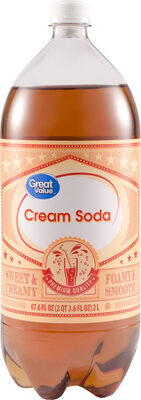 Great Value, Cream Soda, Caffeine Free