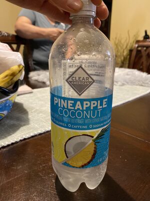 Pineapple Coconut Flavored Sparkling Water Beverage, Pineapple Coconut