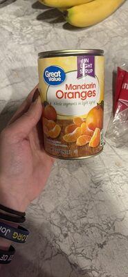 Mandarin Oranges Whole Segments In Light Syrup, Mandarin In Light Syrup
