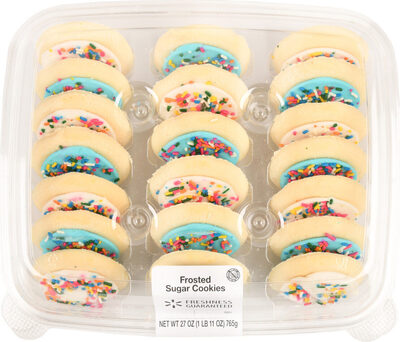 Frosted Sugar Cookies, Frosted Sugar