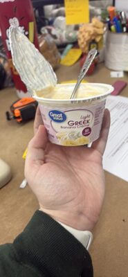 Banana Cream Light Greek Nonfat Yogurt, Banana Cream